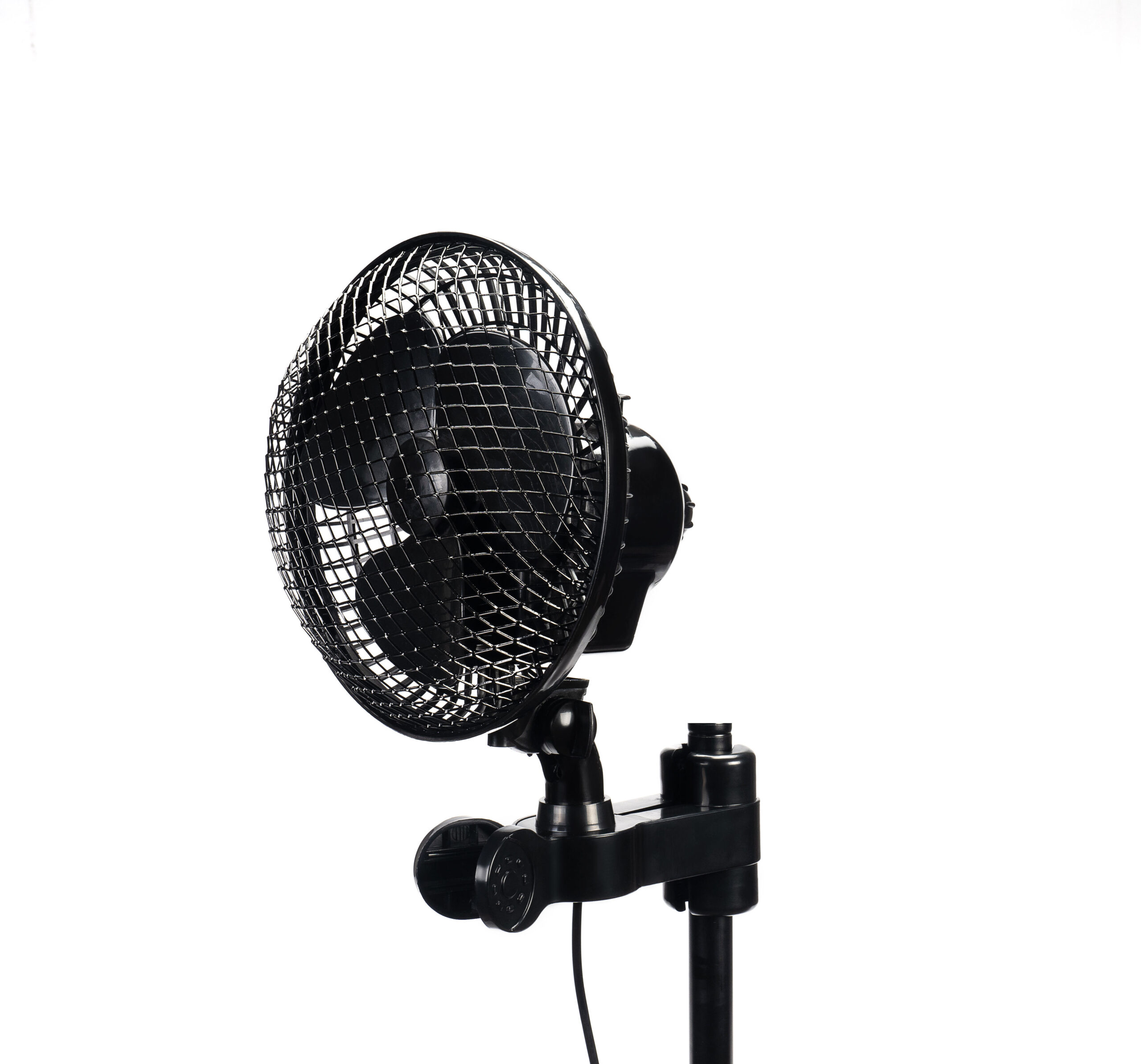 6 Inch Oscillating Clip Fan for Grow Tent - 2 Speeds Quiet